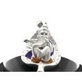 Carved Design 999 Krishna Pure Silver (99.5%) Idol/Statue/Murti (#01)